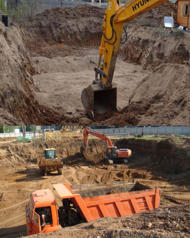 Котлованные работы