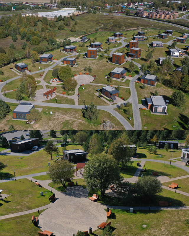 Работы по реконструкции в городе «Лачын»